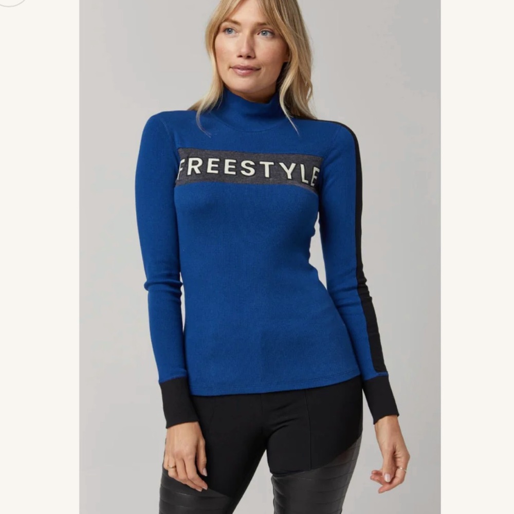 Alp-n-Rock Freestyle Womens Mock Neck Indigo